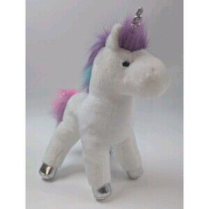 Douglas Cuddle Rainbow Unicorn Plush - Soft White Stuffed Toy w/ Sparkly Accents